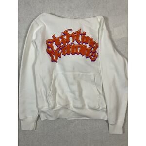 Size Medium Juice WRLD X Vlone Fighting Demons Double Sided White Hoodie